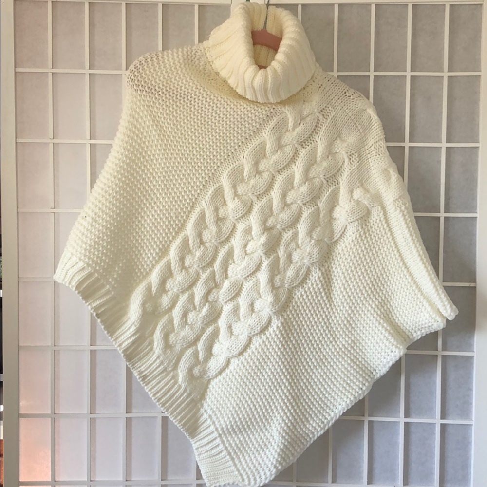Target ivory poncho